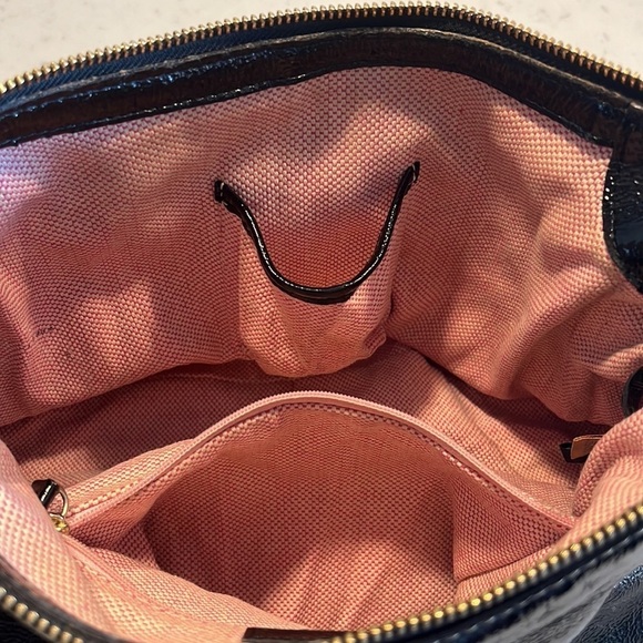 Black Patent Dooney & Bourke Purse - Picture 12 of 16